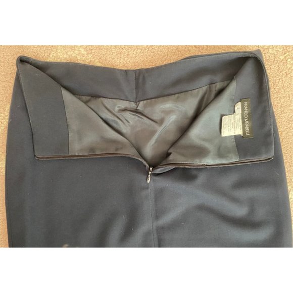Franco Mirabeli Navy Blue Pencil Skirt - Picture 7 of 7